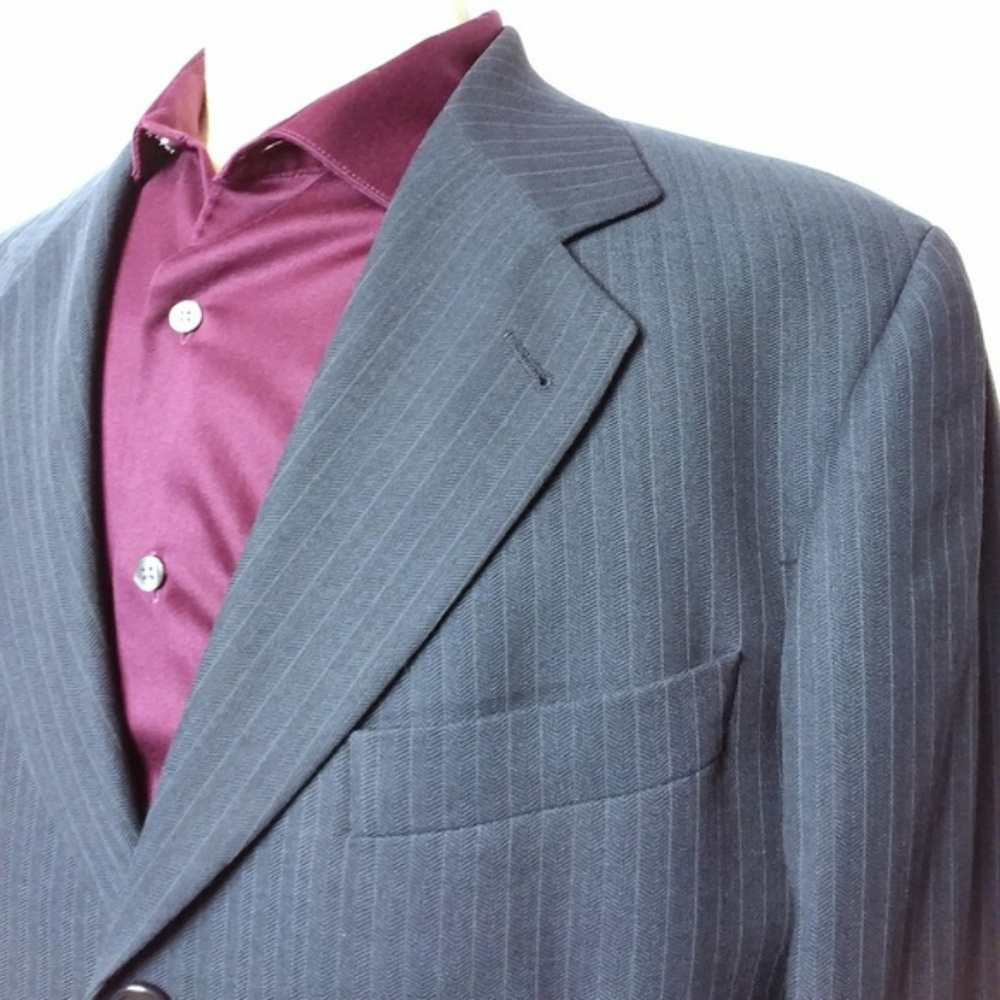 Hugo Boss Sports Coat Jacket Herringbone Weave 40L